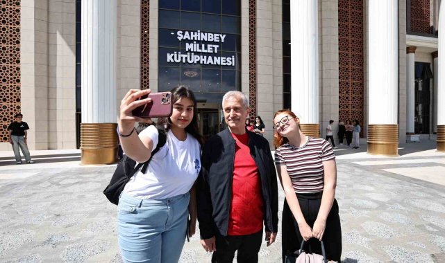Şahinbey Belediyesi Millet Kütüphanesi'ne yoğun ilgi