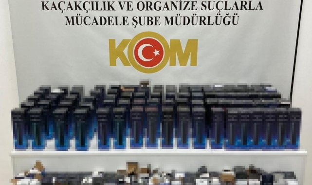 Samsun'da 210 adet gümrük kaçağı elektronik termos ele geçirildi