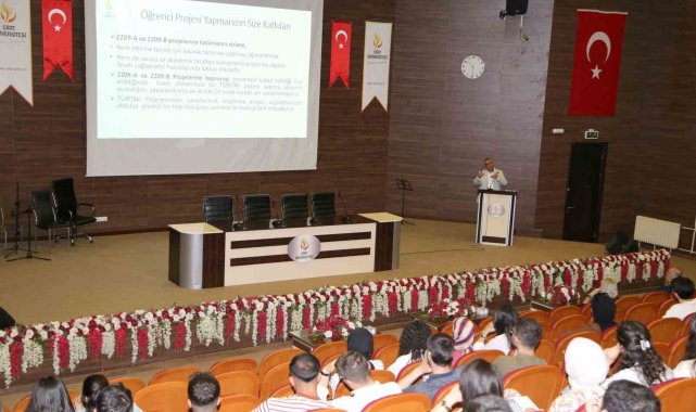 Siirt Üniversitesi'nde TÜBİTAK bilgilendirme toplantıları düzenlendi