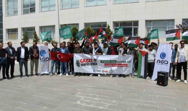 Şırnak'ta üniversite öğrencilerinden ABD'deki protestolara destek