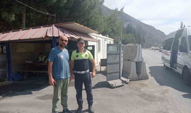 Söke'de kurbanlıkların nakil yol kontrolleri yapıldı