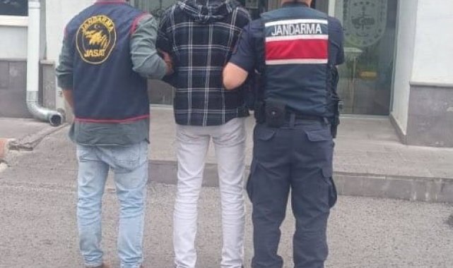 Suç makinesi aranan şahıs jandarmadan kaçamadı