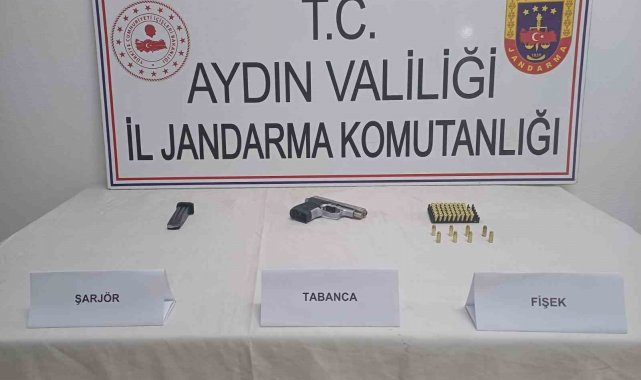 Şüpheli şahsın üzerinden tabanca ele geçirildi