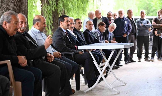 Taşkın, Alişar Mahallesi sakinleriyle bir araya geldi