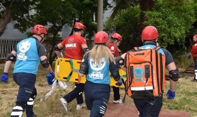 Tatbikat gerçeği aratmadı, UMKE afete hazır hale geldi