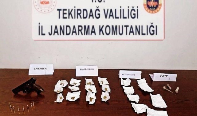 Tekirdağ'da silah ve uyuşturucu operasyonunda 11 kişi yakalandı