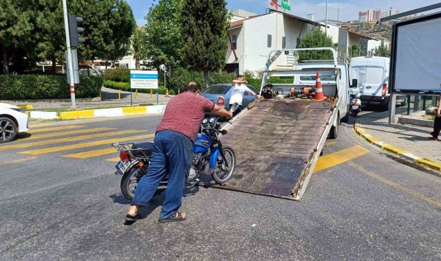 Ticari araca arkadan çarpan sürücü yaralandı