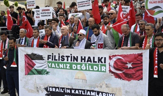 Uşak Üniversitesi, Gazze'de yaşanan vahşeti unutturmuyor