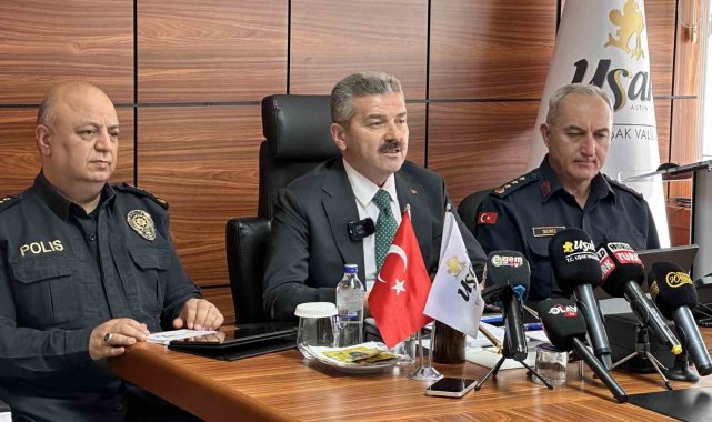 Uşak'ta Güvenlik ve Asayiş Bilgilendirme toplantısı gerçekleştirildi