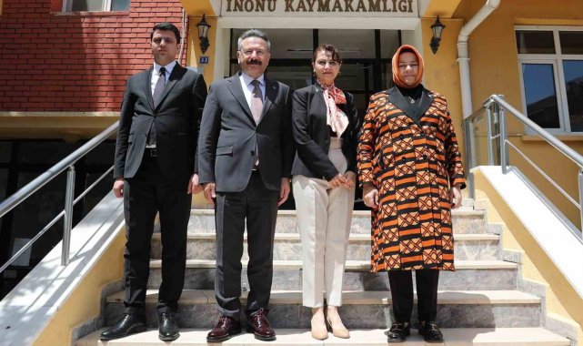 Vali Aksoy'dan İnönü'ye ziyaret