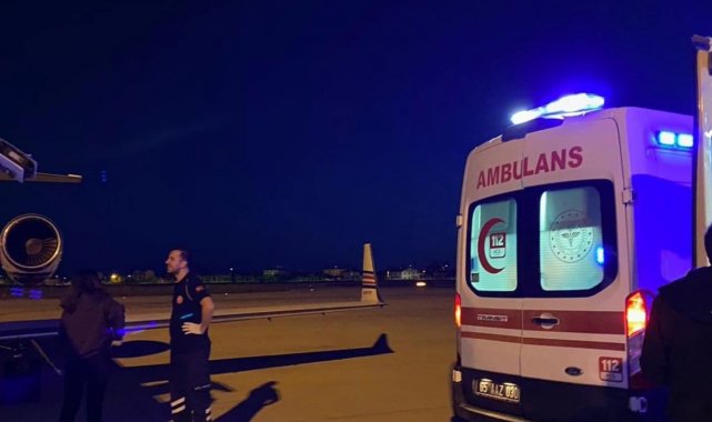 Van'da 13 yaşındaki hasta ambulans uçakla İstanbul'a sevk edildi
