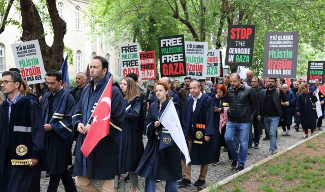 YTÜ akademisyenlerinden Gazze için Bilgelik Yolunda Sessiz Yürüyüş