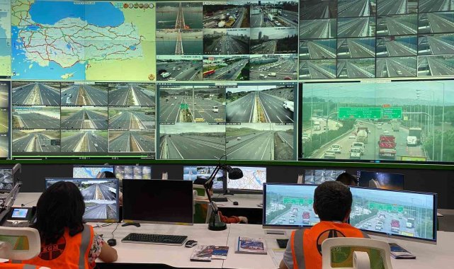 68 bin 655 kilometrelik yol 4 bin kamera ile anlık izleniyor
