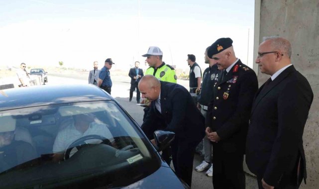 Ağrı'da bayram öncesi trafik denetimi yapıldı