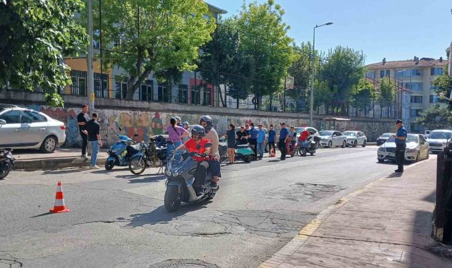 Akçakoca'da motosiklet sürücülerine yönelik denetim yapıldı