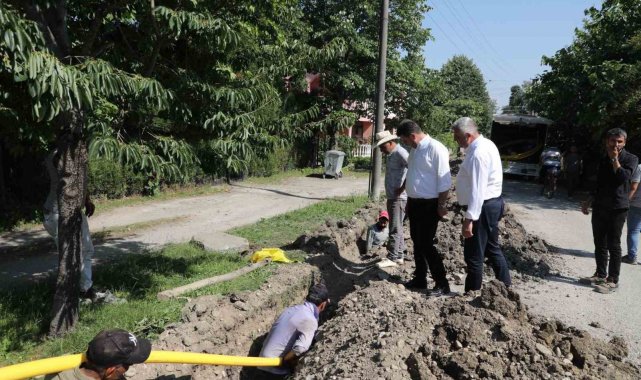 Akyazı'da mahalleler doğalgazla buluşuyor