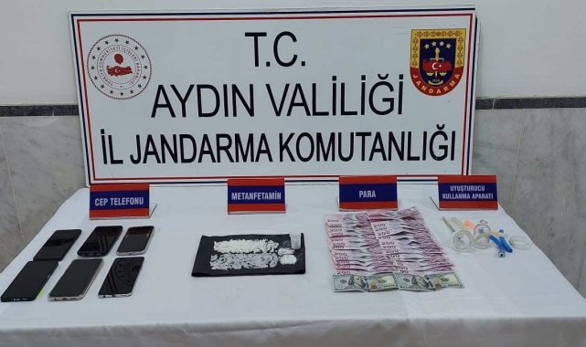 Aydın'a uyuşturucu sokmak isteyen şüpheliler jandarmaya takıldı