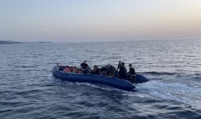 Ayvacık açıklarında 39 kaçak göçmen yakalandı