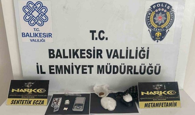 Balıkesir'de uyuşturucu operasyonu: 4 gözaltı