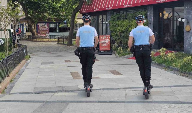 Bandırma sahilleri scooterlı timlerle güvende