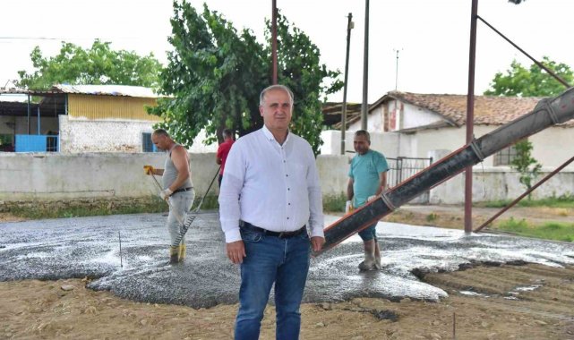 Başkan Kaya Yazıdere Mahallesi'ndeki çalışmaları yerinde inceledi