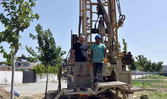 Başkan Zencirci, sondaj çalışmasını yerinde inceledi
