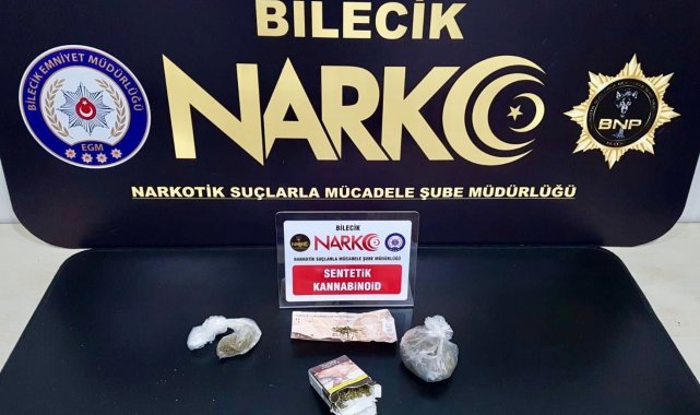 Bilecik'te alkollü şahıs kendi kendini ele verdi