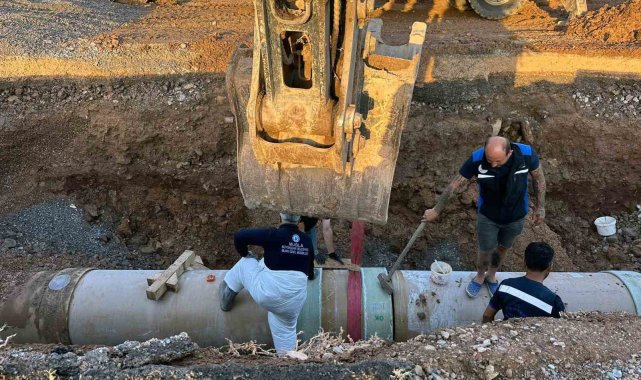 Bodrum Gölköy su isale hattı arızası giderildi