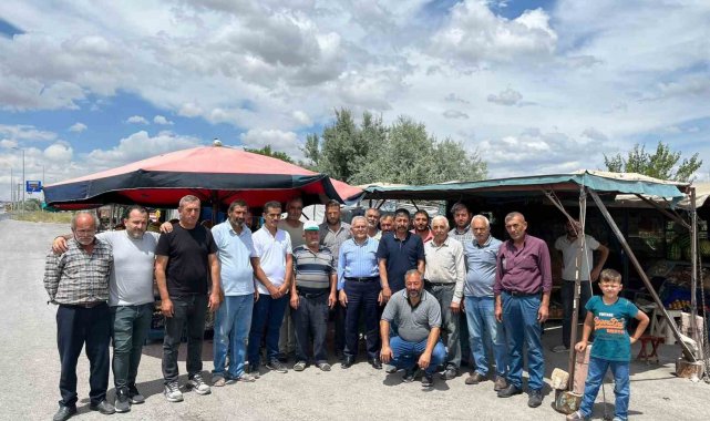 Büyükkılıç, Yemliha'da üreticilerle bir araya geldi