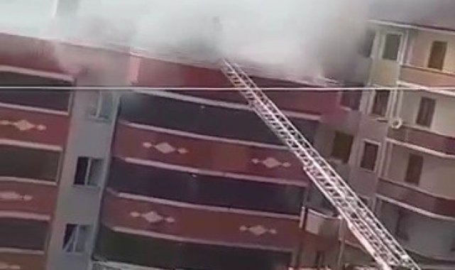 Çatı katında çıkan yangın söndürüldü