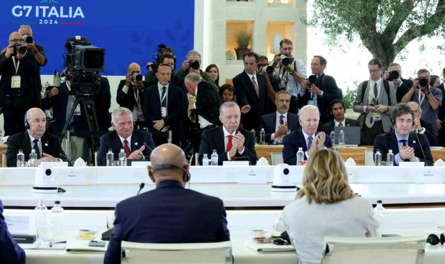 Cumhurbaşkanı Erdoğan, G7 Yüksek Düzeyli Oturumu'na katıldı