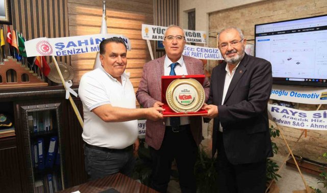Denizli Belediye Başkanları Derneği'nden Başkan Arslan'a ziyaret
