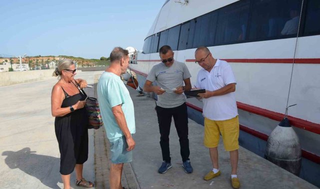 Didim'den Yunan adalarına feribot seferleri başladı