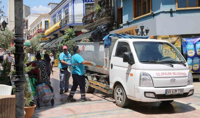 Efeler'in dar sokaklarına 'Çöp Taksi' çözümü