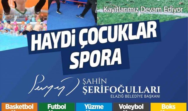 Elazığ Belediyesinden ücretsiz yaz spor kursları