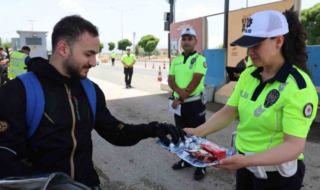 Elazığ'da 'Yolun sonu bayram olsun' mottosuyla denetim