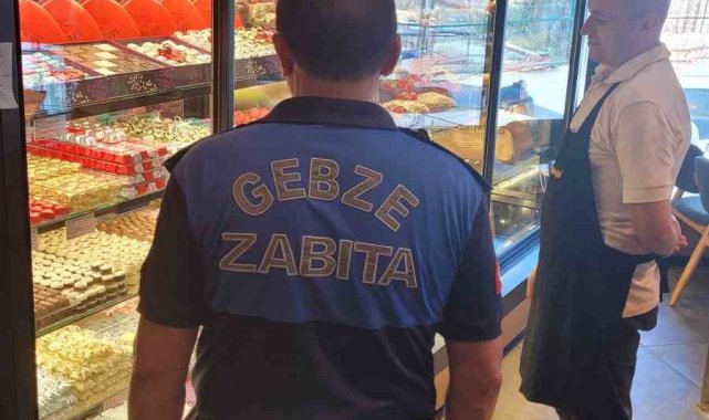 Gebze'de bayram öncesi denetimler sıklaştırıldı