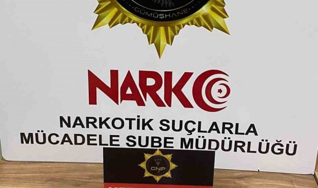 Gümüşhane'de bağırsaklarında uyuşturucu kaçırmaya çalışırken yakalanan şahıs tutuklandı