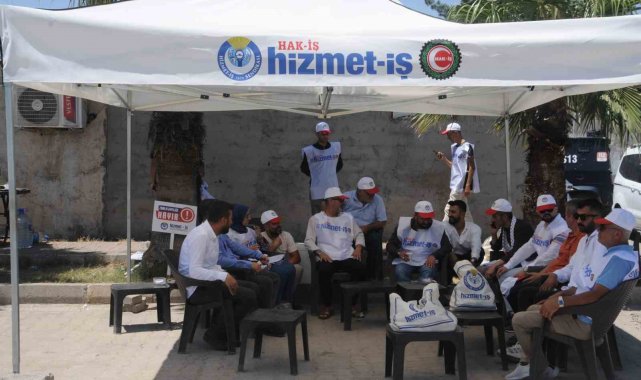 HAK-İŞ, Cizre Belediyesi önündeki çadır eylemini sonlandırdı