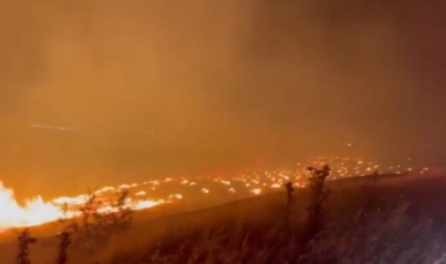 Kahramanmaraş'ta korkutan yangın