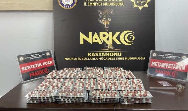 Kastamonu'da uyuşturucuyla yakalanan 2 şahıs tutuklandı