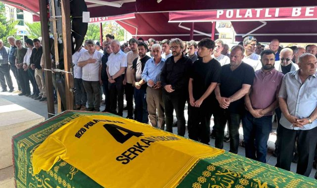 Kavgayı ayırırken hayatını kaybeden eski Polatlıspor Başkanı Serkan Özkan toprağa verildi