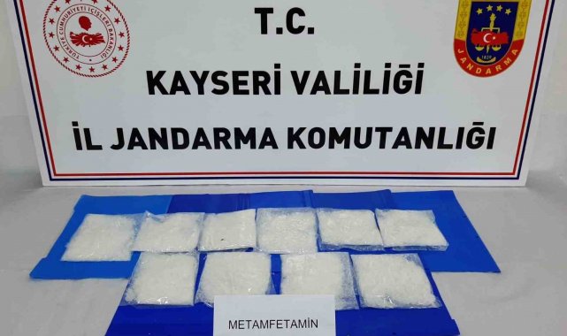 Kayseri'de 1 kilo uyuşturucu yakalandı