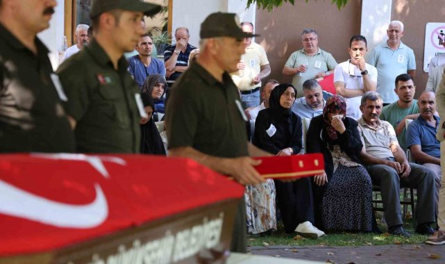 Kazada şehit olan orman personeli son yolculuğuna uğurlandı