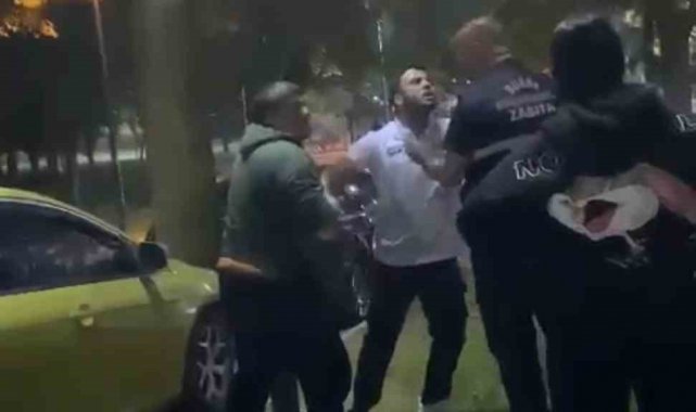 Kültürpark'ta seyyar satıcılara müdahale eden zabıtaya saldırı