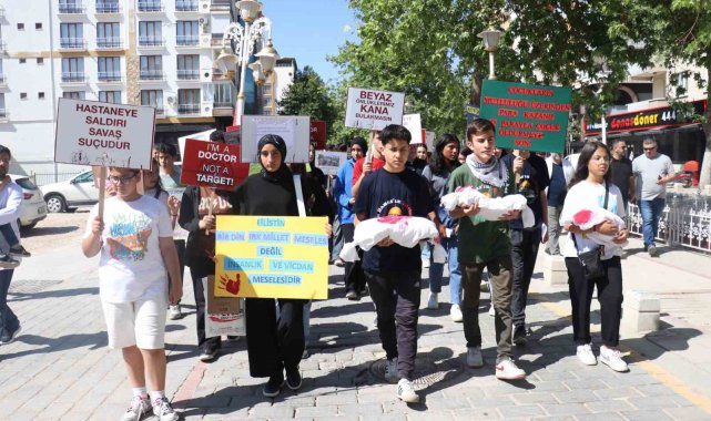 Malatya'da Filistin'e destek yürüyüşü