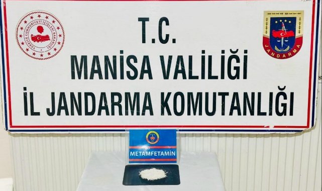Manisa'da üzerinden metamfetamin çıkan şüpheli tutuklandı