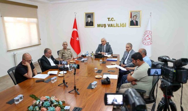 Muş'ta Güvenlik ve Asayiş Değerlendirme Toplantısı yapıldı