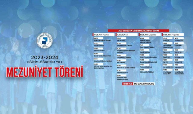 Pamukkale Üniversitesi öğrencilerini kariyer hayatına uğurluyor