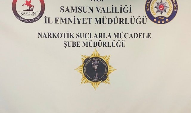 Samsun'da 1 kilo 773 gram metamfetamin ele geçirildi: 3 gözaltı